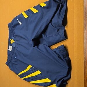 West Virginia nike basketball shorts
